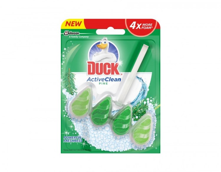 Duck Active Clean Pine 38.6g | Čistící, dezinf.prostř., dezodoranty - Přípravky na WC - Závěsy na WC a pissoárové kostky Duck Active Clean Pine 38.6g | Čistící, dezinf.prostř., dezodoranty - Přípravky na WC - Závěsy na WC a pissoárové kostky